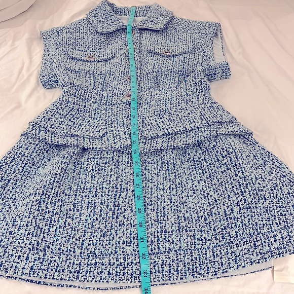 Blue Tweed Dress - never worn. Small - Picture 10 of 12